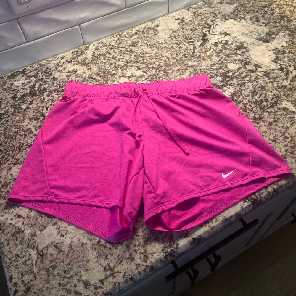 Pink Nike Athletic Shorts